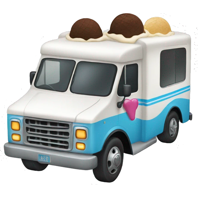 Ice cream truck emoji