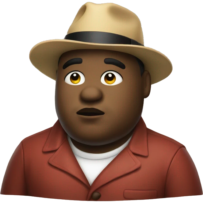 Fatboy with hat smoking emoji