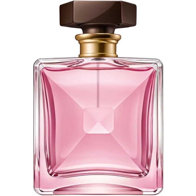 realistic square shaped chloe perfume bottle  emoji