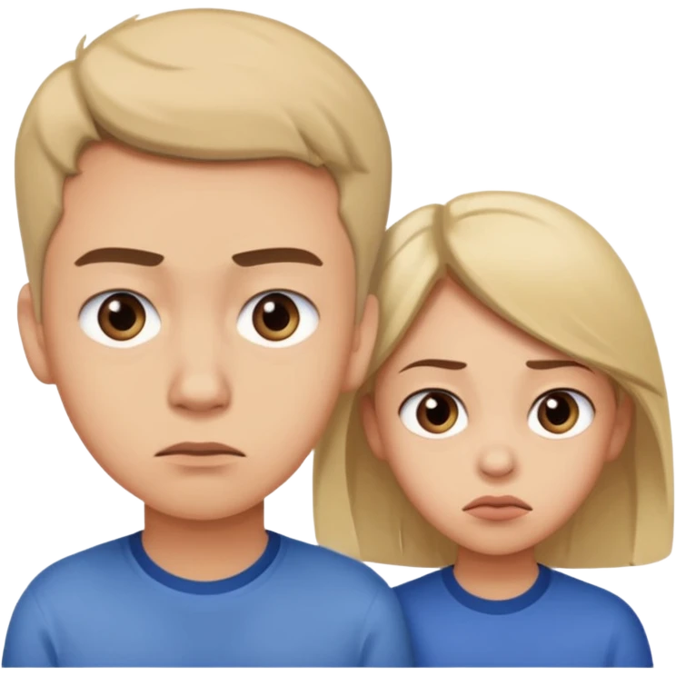  teenager rolling eyes up with parent in the disance behind them. The teenager is showing Indifference - lack of interest, concern, or sympathy - emoji