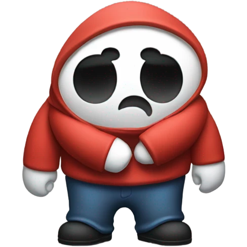 Like a shy guy shrug with a nice guy attitude trying to guilt trip emoji