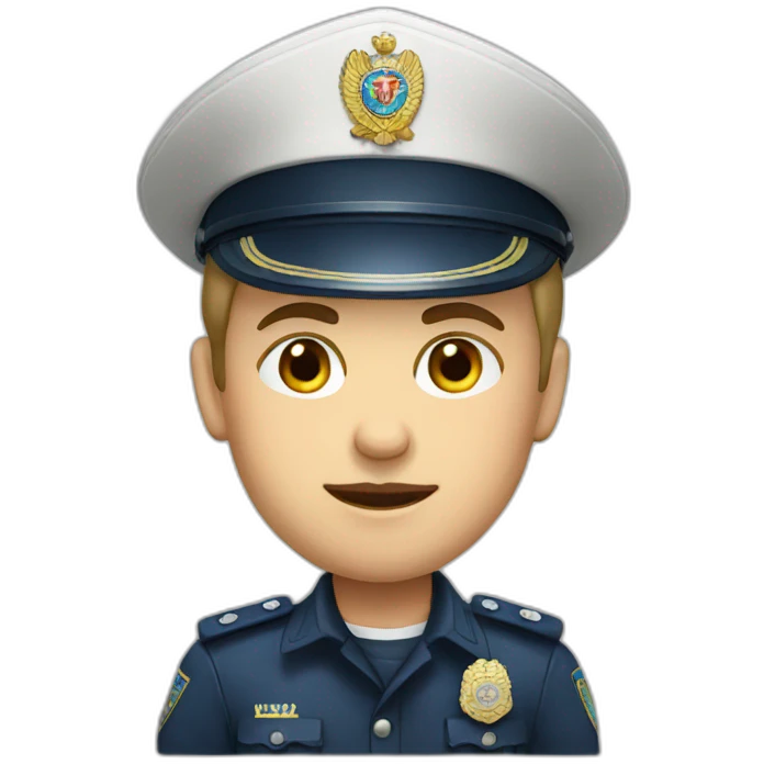 russian police officer emoji