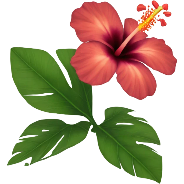 Hibiscos flower emoji