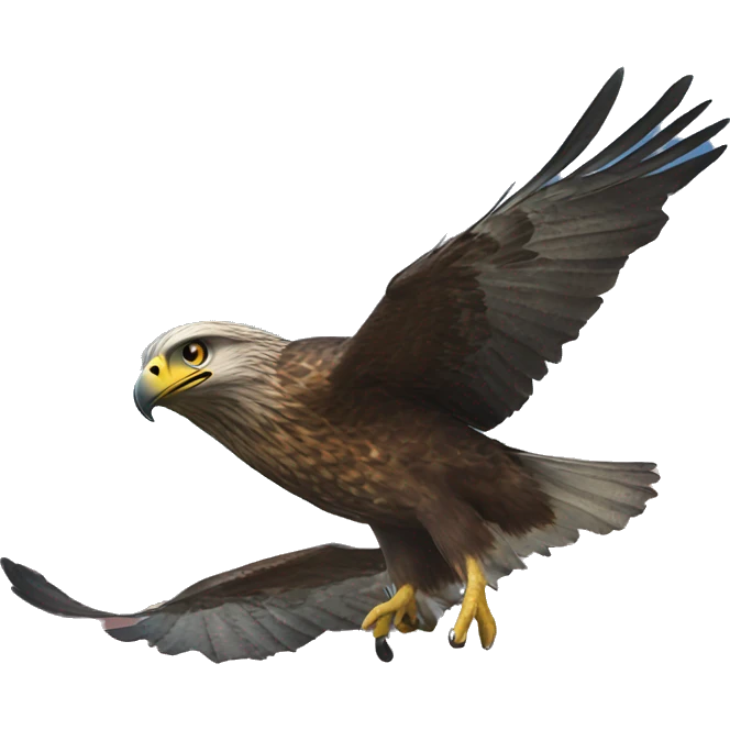 Ocean with hawk emoji