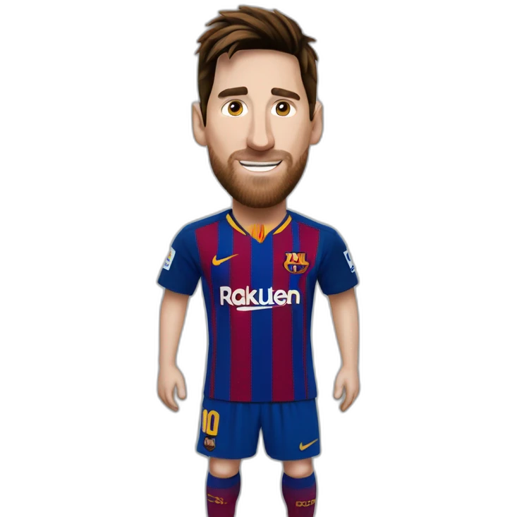 Messi qui célèbre emoji