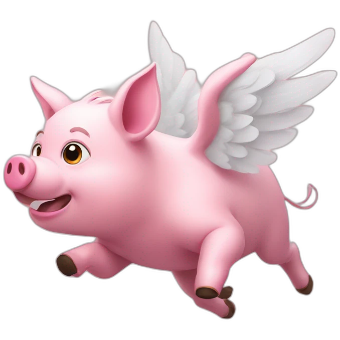 flying pig emoji