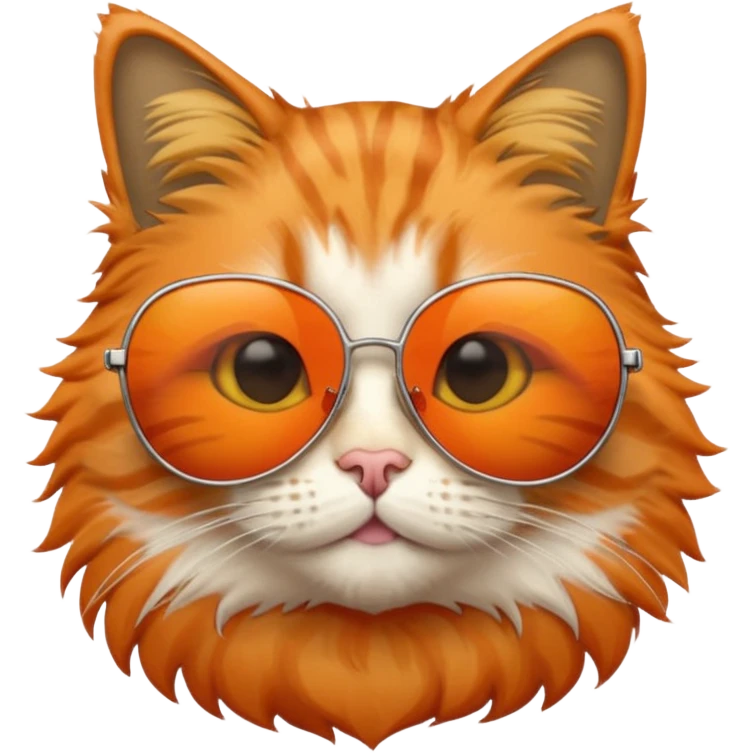 Cat wearing sunglasses emoji