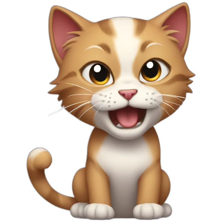 raging kitty emoji