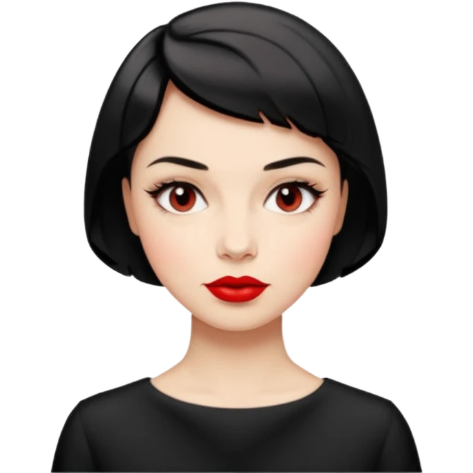 1950s short hair woman emoji
