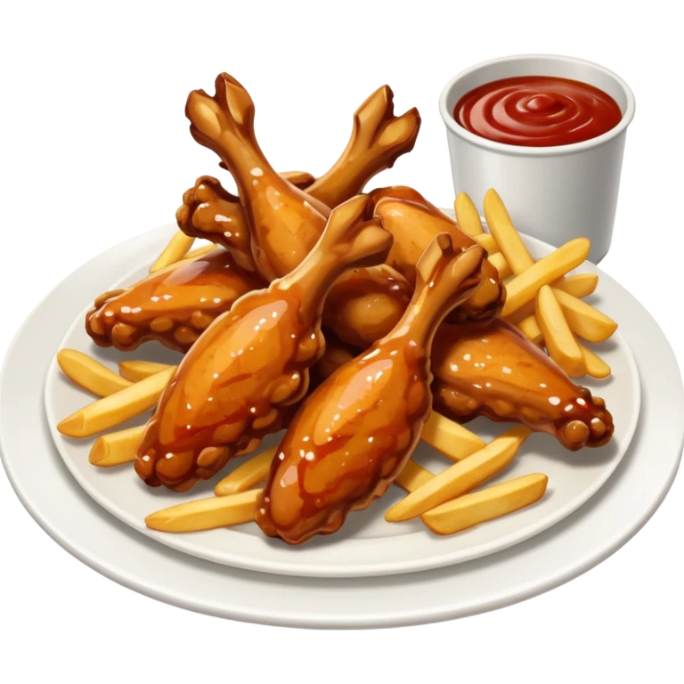 Wing stop meal  emoji