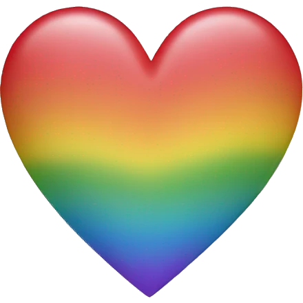 A Rainbow Heart  emoji