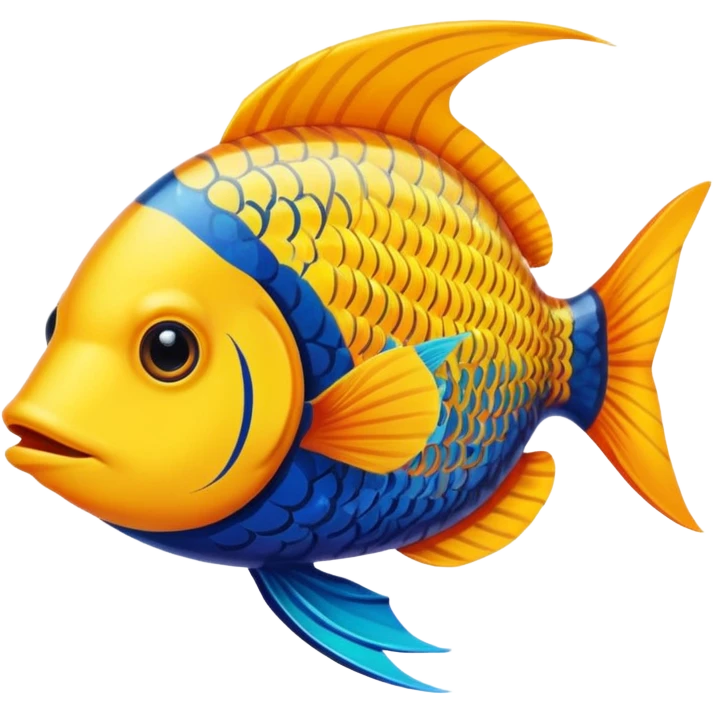 pretty tropical aquatic fish  emoji