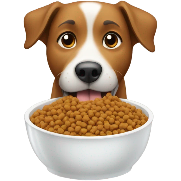 Dog eat emoji