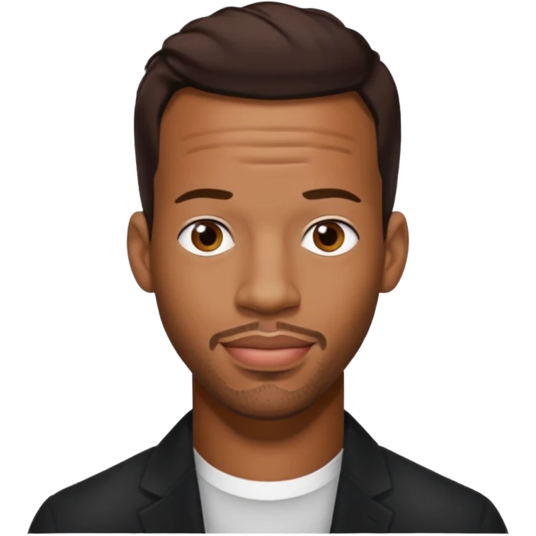 Marlon Wayans with dark brown hair emoji