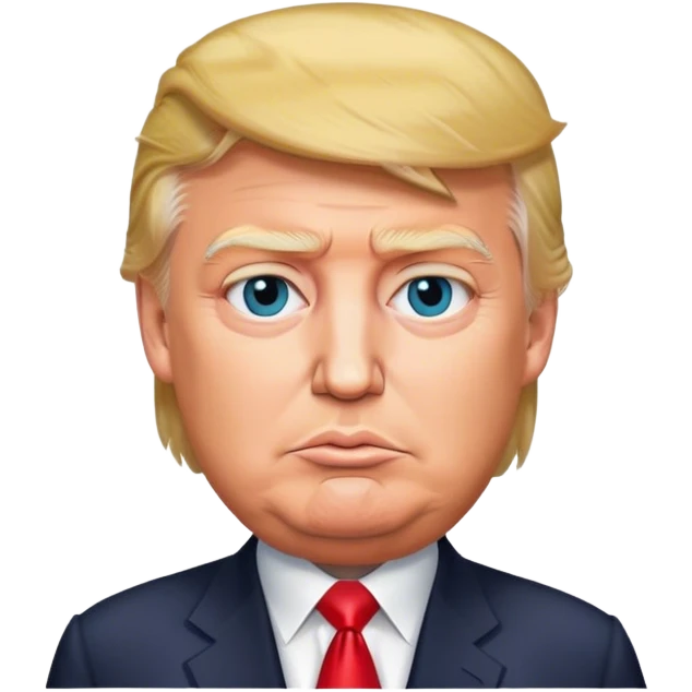 The photorealistic Donald Trump emoji