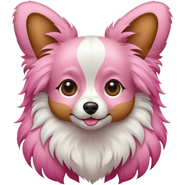 papillon rose  emoji