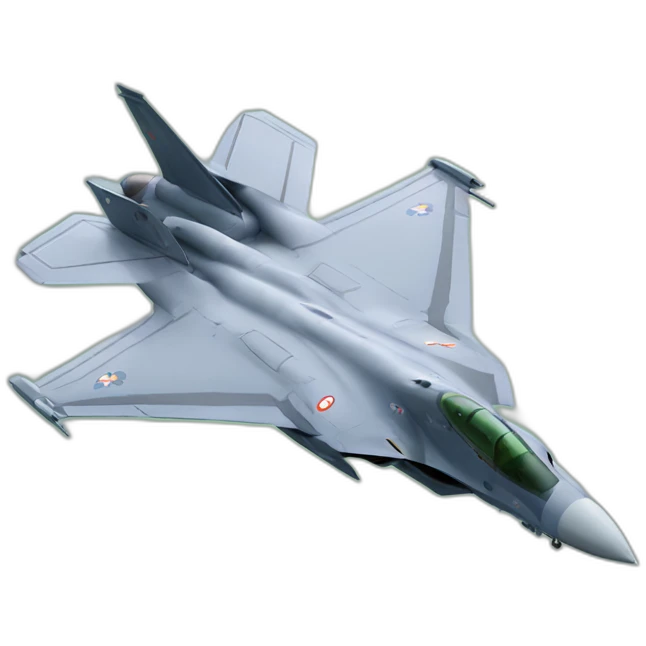 J-20，fighter jet，isometric emoji