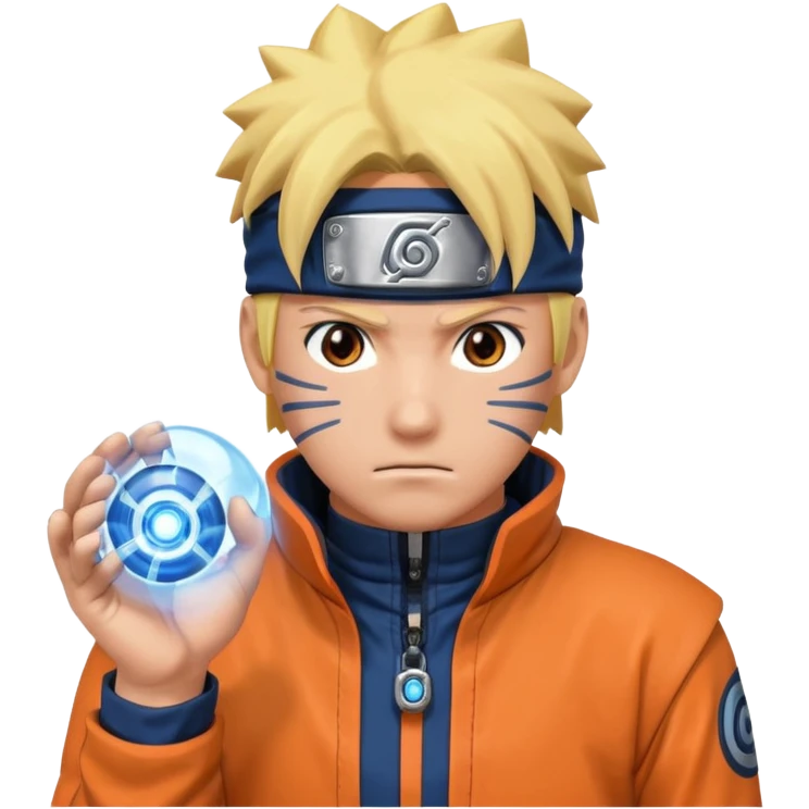 Naruto holding rasengan emoji