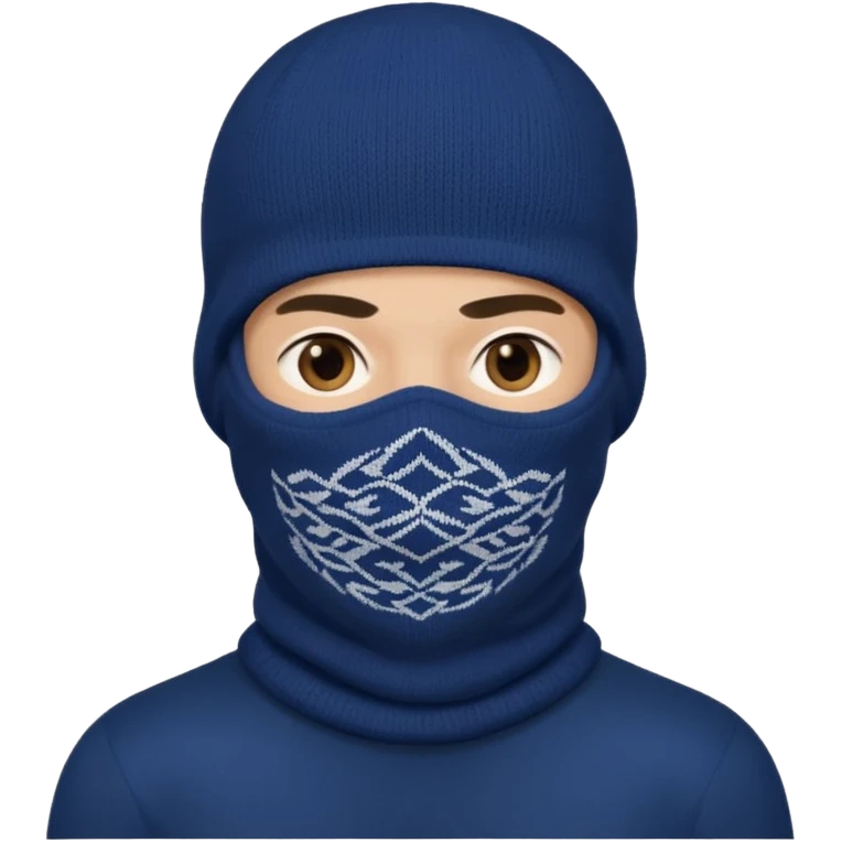 Man in balaclava emoji