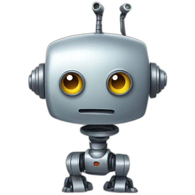 confused robot emoji