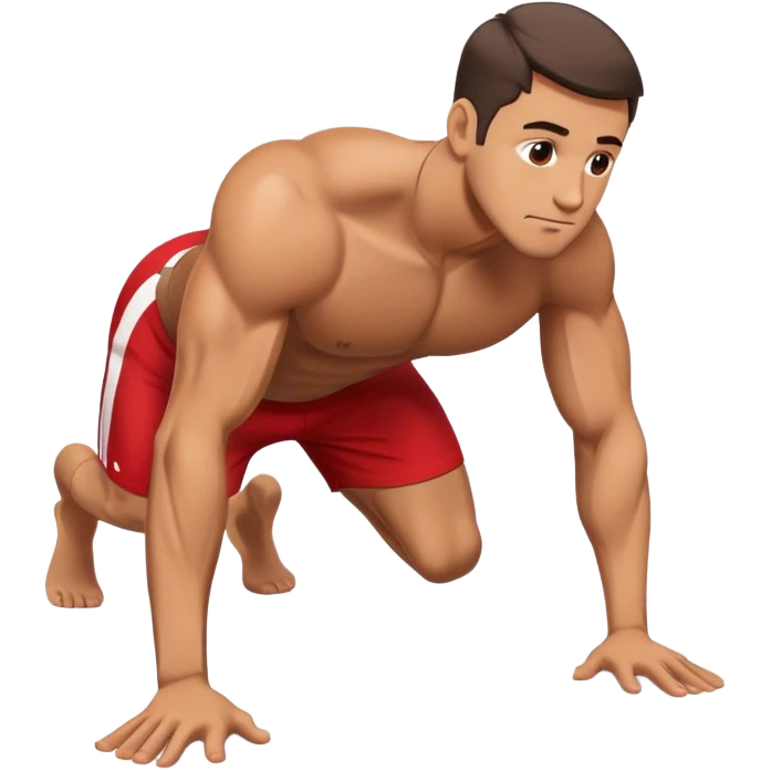 man plank exercise emoji