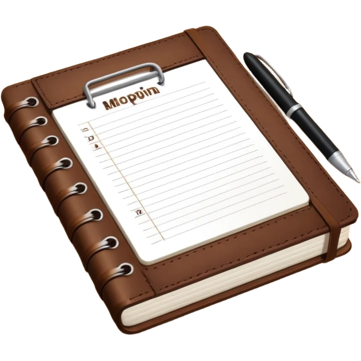 mini to-do planner emoji