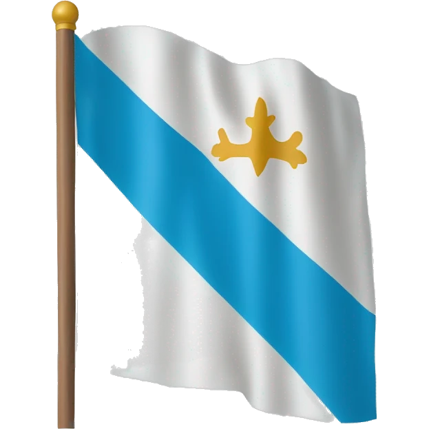 Bandera de Galicia emoji