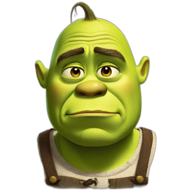 sad shrek emoji