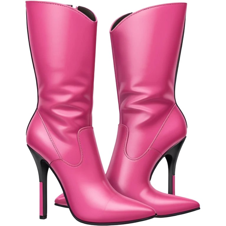 Pink boots emoji