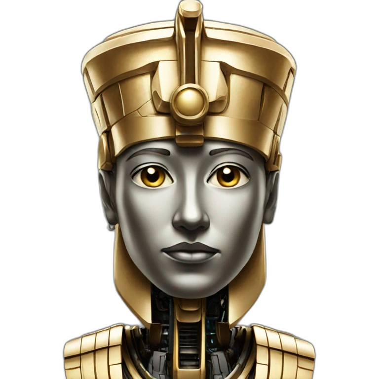 robotic pharaoh ai emoji