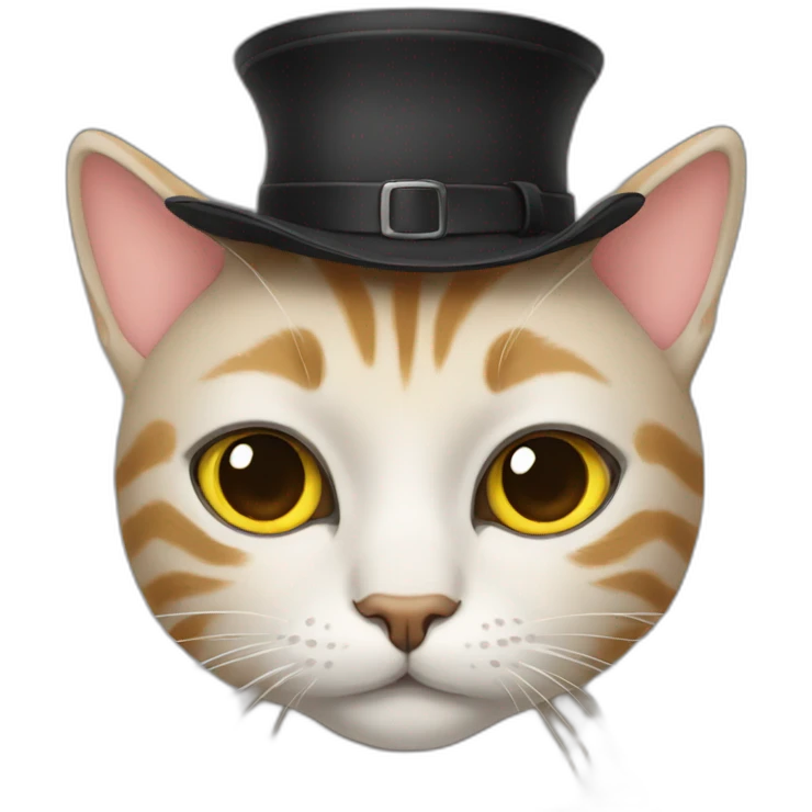 Cat with pc emoji