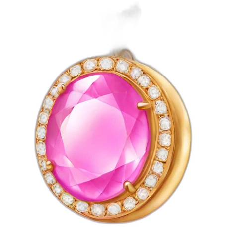 Pink jewelry emoji