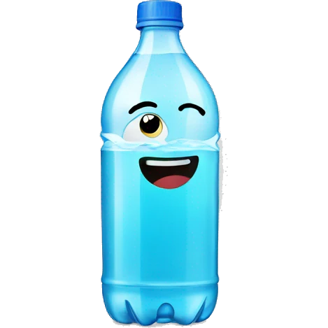 Bottle of water emoji