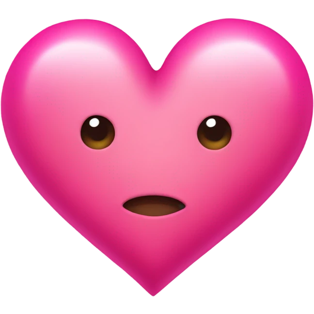 Pink heart  emoji