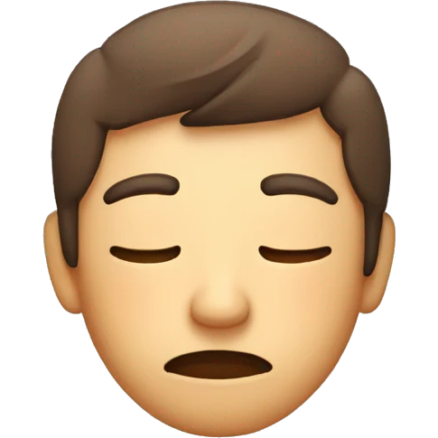 Sleepy face emoji