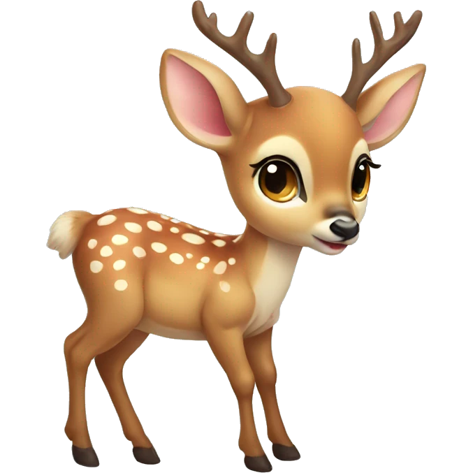 cute baby deer emoji