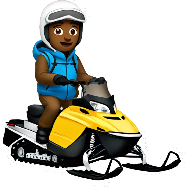 Mountain Snowmobile  emoji
