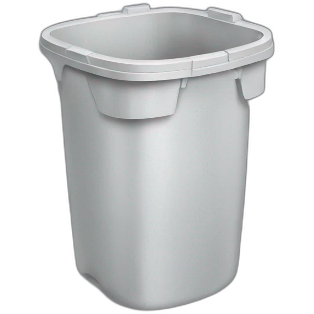 A trash emoji
