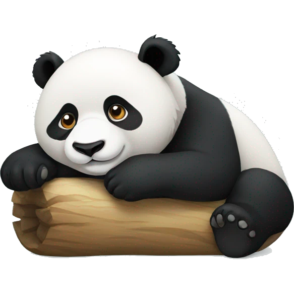 panda laying emoji