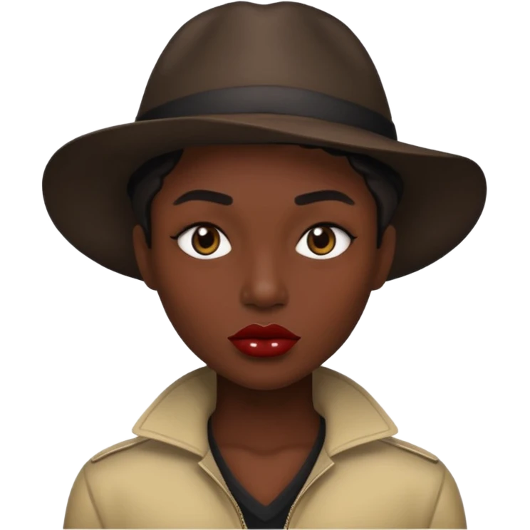 Black lips only emoji