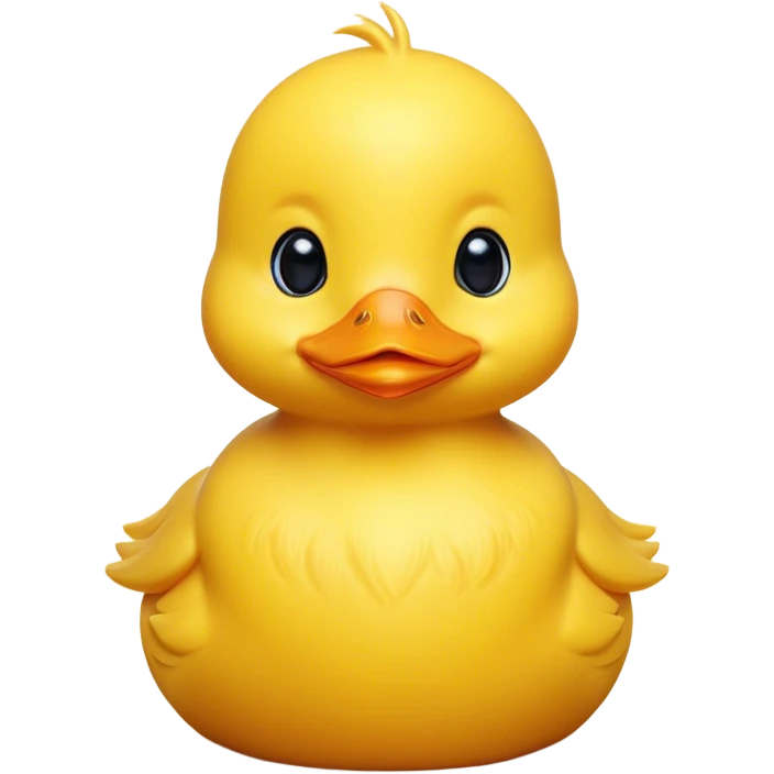 Cinematic Noble Yellow Baby Duck Portrait Emoji, Poised and regal, with a tiny, delicate build and a vibrant, well-groomed bright yellow downy coat, deep-set soulful bright eyes, Simplified yet sharp and sophisticated features, highly detailed, glowing with a soft, dignified glow, high shine, intelligent and charming, stylized with an air of youthful elegance, focused and attentive, soft glowing outline, capturing the essence of a watchful and confident little duckling, so majestic it feels as though it could peep out of the screen with effortless authority! emoji