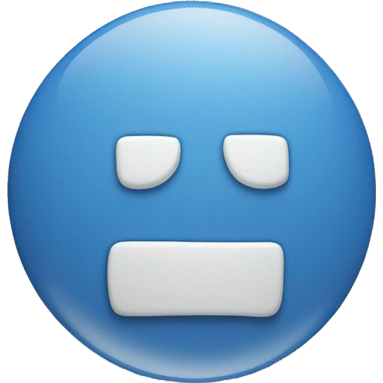  Circle blue with a check mark white in the middle emoji