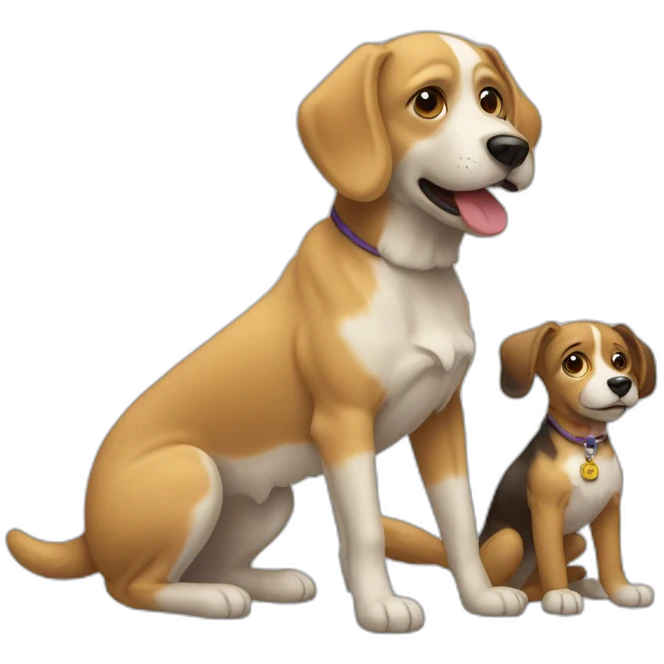 chat et chien emoji