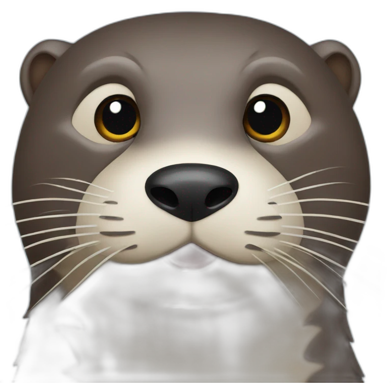 otter head emoji