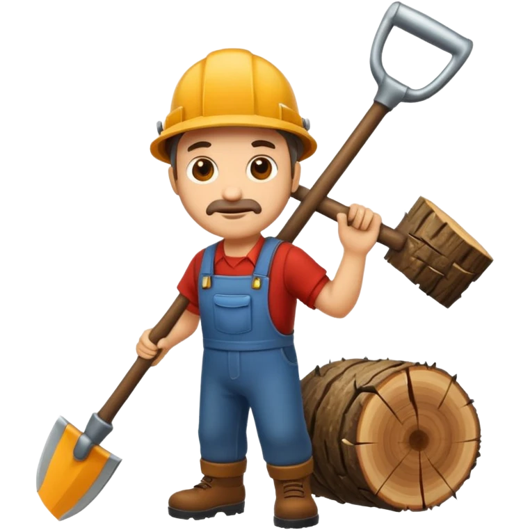 woodcutter emoji