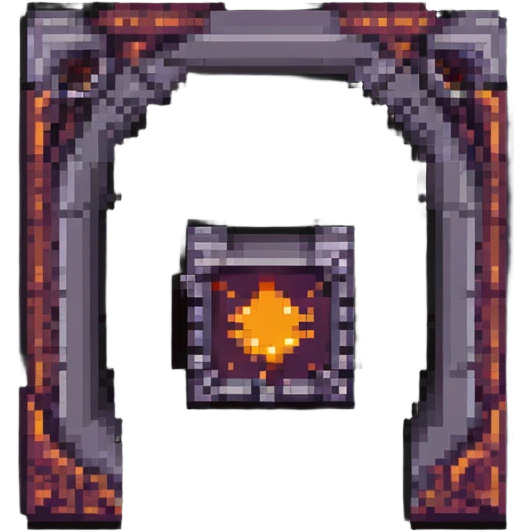 Minecraft Nether portal emoji