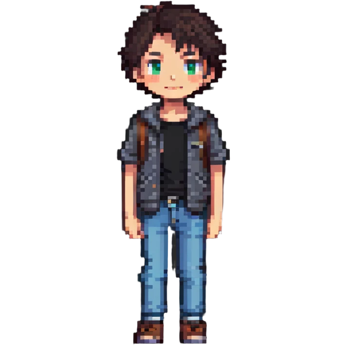 boy with casual clothes emoji
