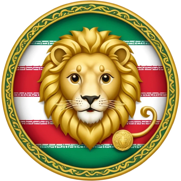 Iran flag lion emoji