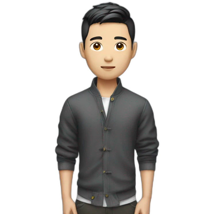 FASHION CODING CHINESE GUY emoji