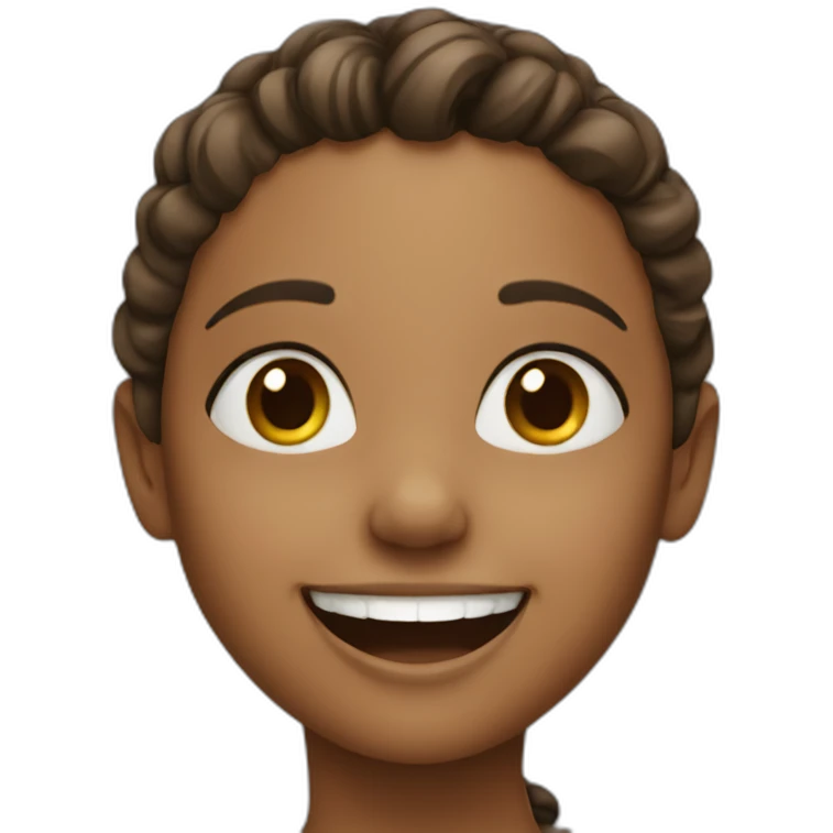 happy girl emoji